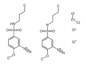 62778-15-8 structure, C22H32Cl4N6O6S2Zn