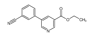 ethyl 5-(3-cyanophenyl)pyridine-3-carboxylate 864685-41-6