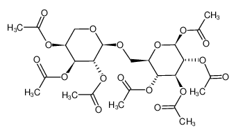 14260-08-3 spectrum, 2,3,4-tri-O-acetyl-α-L-arabinopyranosyl-(1->6')-(1',2',3',4'-tetra-O-acetyl-β-D-glucopyranoside)