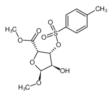 methyl (methyl 3-O-toluene-p-sulphonyl-α-D-xylofuranosid)uronate 101068-03-5