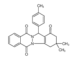 3,3-dimethyl-13-(4-methylphenyl)-4,13-dihydro-2H-indazolo[1,2-b]phthalazine-1,6,11-trione 1017239-00-7