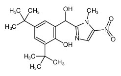 2,4-ditert-butyl-6-[hydroxy-(1-methyl-5-nitroimidazol-2-yl)methyl]phenol 149396-89-4