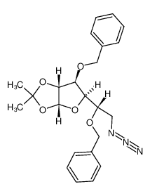 115351-18-3 1,2-O-isopropylidene-3,5-di-O-benzyl-6-azido-6-deoxy-β-L-idofuranose