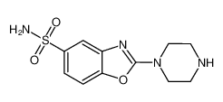 2-Piperazin-1-yl-1,3-benzoxazole-5-sulfonamide 1035840-39-1