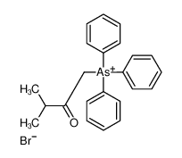 121077-68-7 (3-methyl-2-oxobutyl)-triphenylarsanium,bromide