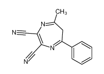 5-methyl-7-phenyl-6H-1,4-diazepine-2,3-dicarbonitrile