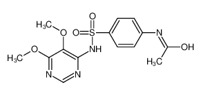 5018-54-2 structure, C14H16N4O5S