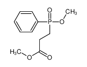 methyl 3-[methoxy(phenyl)phosphoryl]propanoate 14576-53-5