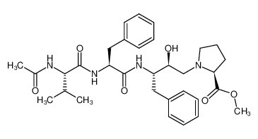 899838-07-4 methyl ((2S,3S)-3-((S)-2-((S)-2-acetamido-3-methylbutanamido)-3-phenylpropanamido)-2-hydroxy-4-phenylbutyl)-L-prolinate