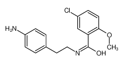 N-[2-(4-aminophenyl)ethyl]-5-chloro-2-methoxybenzamide 63484-38-8