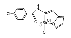 119578-40-4 structure, C12H10Cl4N2O2Sb