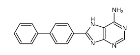 8-(4-phenylphenyl)-7H-purin-6-amine