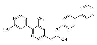 1243244-14-5 structure, C23H20N6O