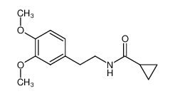 56100-67-5 N-[2'-(3'',4''-Dimethoxyphenyl)ethyl]cyclopropanecarboxamide