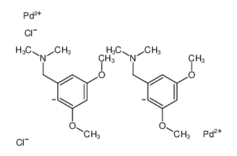 1-(3,5-dimethoxybenzene-6-id-1-yl)-N,N-dimethylmethanamine,palladium(2+),dichloride 18987-71-8