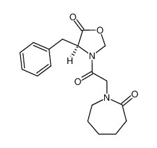 139885-51-1 1-[2-((S)-4-Benzyl-5-oxo-oxazolidin-3-yl)-2-oxo-ethyl]-azepan-2-one