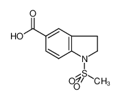 1-(甲基磺酰基)吲哚啉-5-羧酸