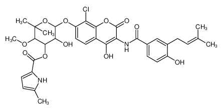 39868-96-7 structure, C35H37ClN2O11