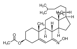 63700-47-0 7-(N-hydroxyimino)cholesteryl 3β-acetate