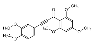 1312774-65-4 3-(3',4'-dimethoxyphenyl)-1-(2'',4'',6'-trimethoxyphenyl)prop-2-yn-1-one