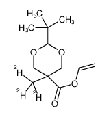 2-tert-Butyl-5-methyl-1,3-dioxane-5-carboxylic Acid Vinyl Ester-d3 1189464-68-3