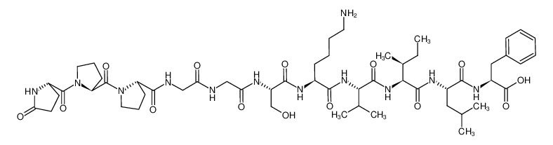 79943-68-3 structure, C54H84N12O14