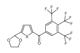 5-(1,3-DIOXOLAN-2-YL)-2-(3,4,5-TRIFLUOROBENZOYL)THIOPHENE 898779-34-5