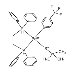 163319-05-9 structure, C37H41F3P2PdS