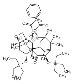 13-O-trimethylsilyl-7,10-bis-O-triethylsilyl-10-deacetyl baccatin III 159383-93-4