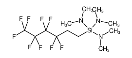 N-[bis(dimethylamino)-(1,1,2,2,3,3,6,6,6-nonafluorohexyl)silyl]-N-methylmethanamine 186599-46-2