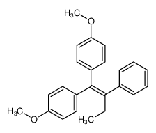 1-methoxy-4-[1-(4-methoxyphenyl)-2-phenylbut-1-enyl]benzene 82333-56-0