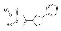 62517-87-7 2-dimethoxyphosphoryl-1-(3-phenylcyclopentyl)ethanone