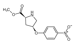 Methyl (2S,4S)-4-(4-nitrophenoxy)-2-pyrrolidinecarboxylate 218944-14-0