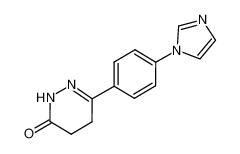 3-(4-imidazol-1-ylphenyl)-4,5-dihydro-1H-pyridazin-6-one 84243-58-3