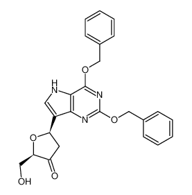 1446175-11-6 spectrum, 2,4-bis-benzyloxy-5H-7-(β-D-glycero-pentofuran-3′-ulos-1′-yl)pyrrolo[3,2-d]pyrimidine