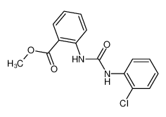1567-00-6 methyl 2-[(2-chlorophenyl)carbamoylamino]benzoate