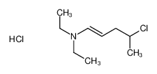 [(Z)-4-chloropent-1-enyl]-diethylazanium,chloride 69928-53-6