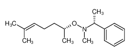 177329-67-8 spectrum, (6R,αR)-2-Methyl-6-(N-methyl-N-(α-methylbenzyl)aminooxy)hept-2-ene