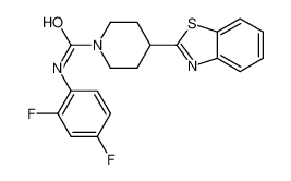 606081-78-1 structure, C19H17F2N3OS