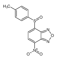 4-(4-methylphenyl)sulfinyl-7-nitro-2,1,3-benzoxadiazole 53619-67-3