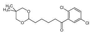 1-(2,5-二氯苯基)-5-(5,5-二甲基-1,3-二恶烷-2-基)-1-戊酮