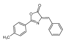 (4Z)-4-benzylidene-2-(4-methylphenyl)-1,3-oxazol-5-one 16352-73-1