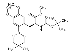 1421282-31-6 structure, C22H34BNO8