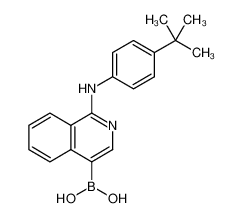 Boronic acid, B-[1-[[4-(1,1-dimethylethyl)phenyl]amino]-4-isoquinolinyl]- 848841-52-1