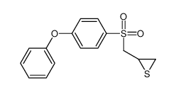 2-[(4-phenoxyphenyl)sulfonylmethyl]thiirane 292605-14-2