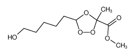 189575-20-0 5-(5-methyl-5-methoxycarbonyl-<1,2,4>trioxolan-3-yl)pentanol