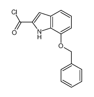 84639-24-7 7-phenylmethoxy-1H-indole-2-carbonyl chloride