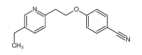 136402-00-1 spectrum, 4-[2-(5-Ethyl-pyridin-2-yl)-ethoxy]-benzonitrile