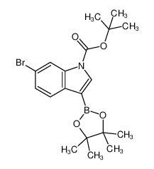 1218790-27-2 structure, C19H25BBrNO4