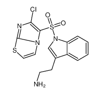 2-[1-(6-chloroimidazo[2,1-b][1,3]thiazol-5-yl)sulfonylindol-3-yl]ethanamine 554403-49-5